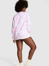 PINK x LoveShackFancy Oversized Crew Sweatshirt