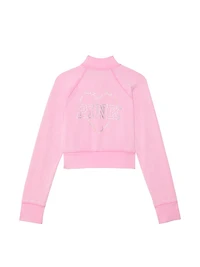 PINK x LoveShackFancy Reissued Full-Zip Sweatshirt