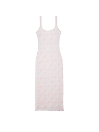PINK x LoveShackFancy Modal Midi Dress