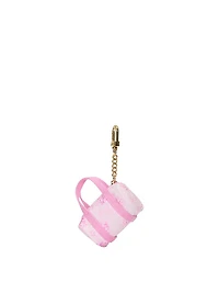 PINK x LoveShackFancy Mini Duffle Keychain Charm