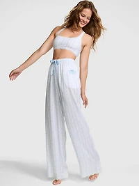 PINK x LoveShackFancy Silky Sleep Pants