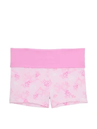PINK x LoveShackFancy Cotton Foldover Micro Shorts