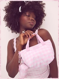 PINK x LoveShackFancy Mini Tote Bag