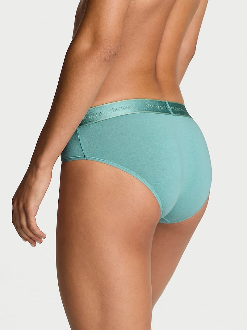 Logo Cotton Hiphugger Panty