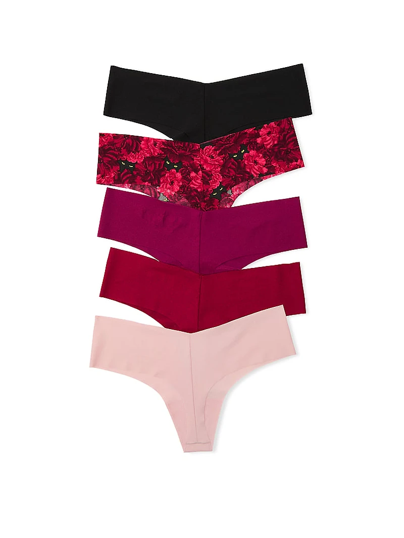 7-Pack No-Show Thong Panties