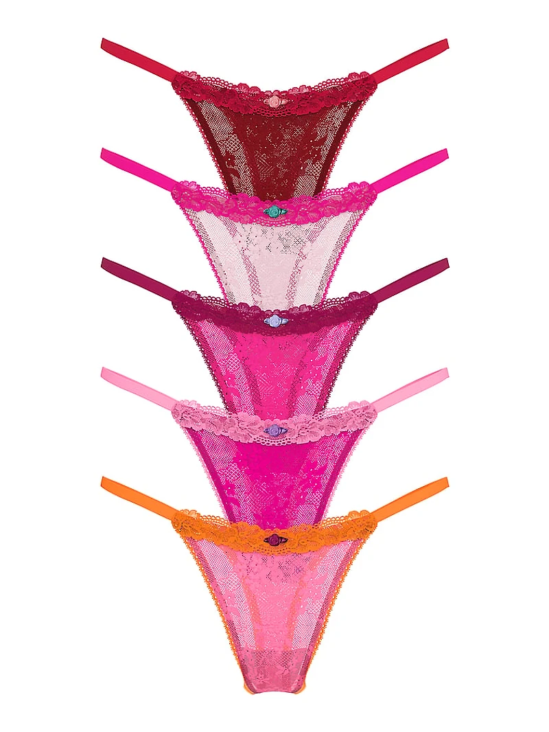 5-Pack Lacie String Thong Panties