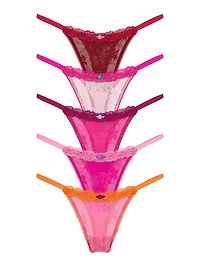 5-Pack Lacie String Thong Panties