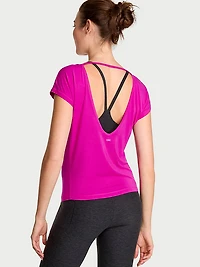 VSX Drapey Knit Open-Back Tee