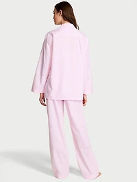 Heritage Cotton Shine Oversized Long Pajama Set