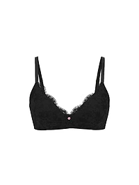 Lace Wireless Push-Up Bra