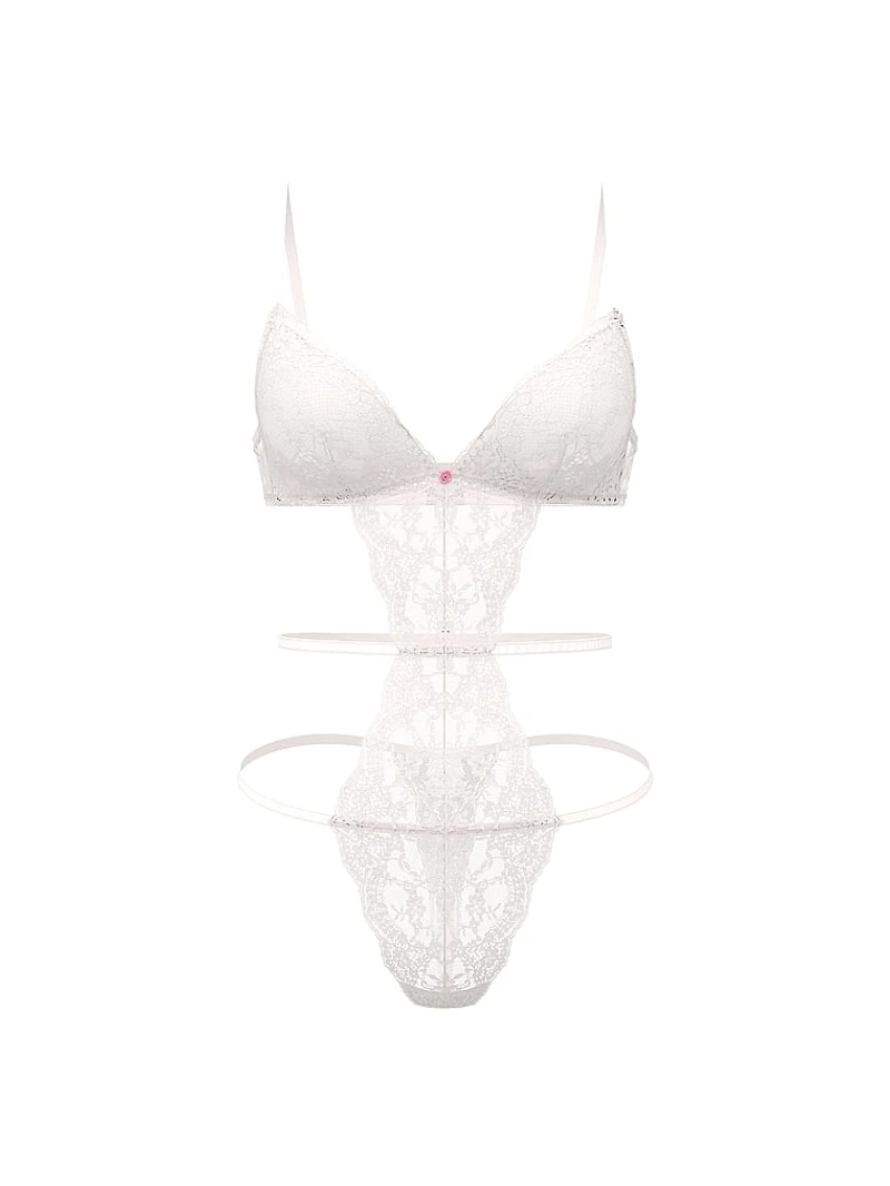 Dare to Dream Lace Strappy Triangle Teddy