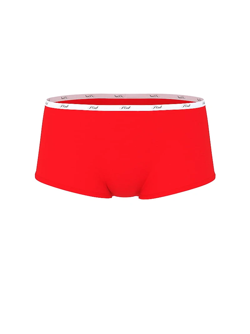 Logo Cotton Shimmer Boyshort Panty