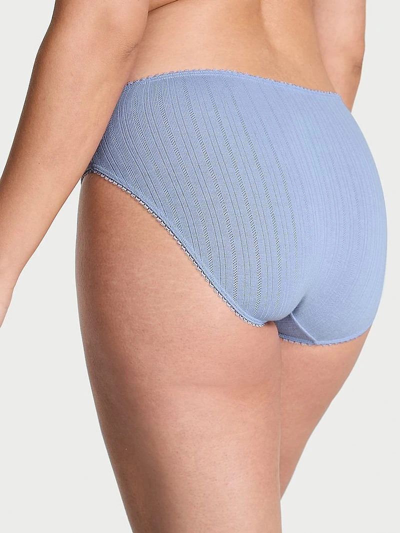 Stretch Cotton High-Leg Brief Panty