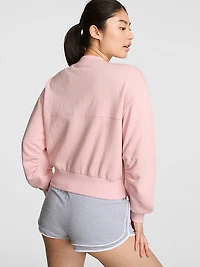 Ivy Fleece Cropped Cardigan
