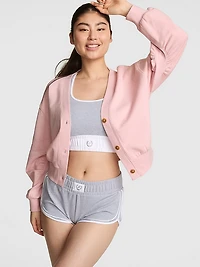 Ivy Fleece Cropped Cardigan