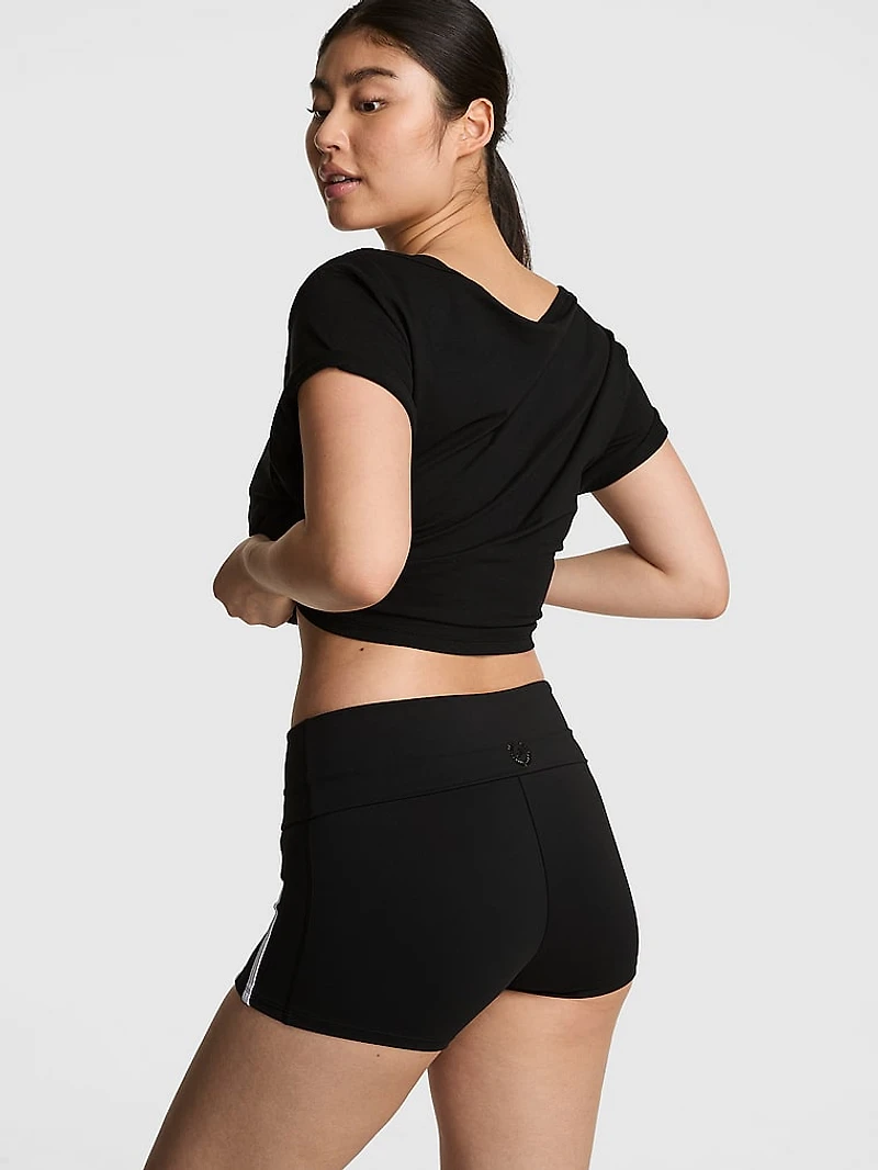 Relay Colorblock Foldover Micro Shorts