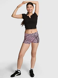 Relay Colorblock Foldover Micro Shorts