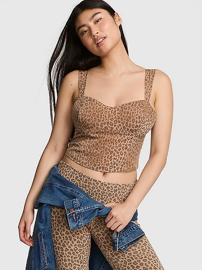 Lace-Up Corset Top