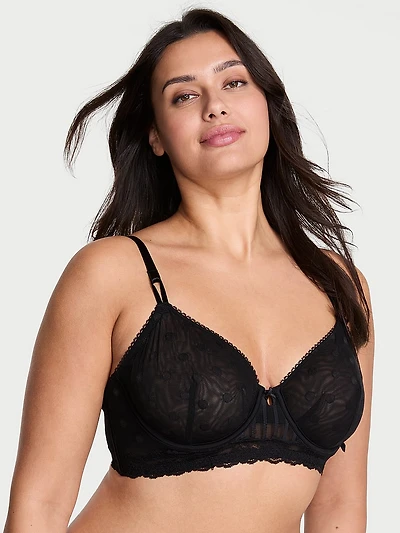Sexy Tee Sheer Heritage Unlined Demi Bra Top
