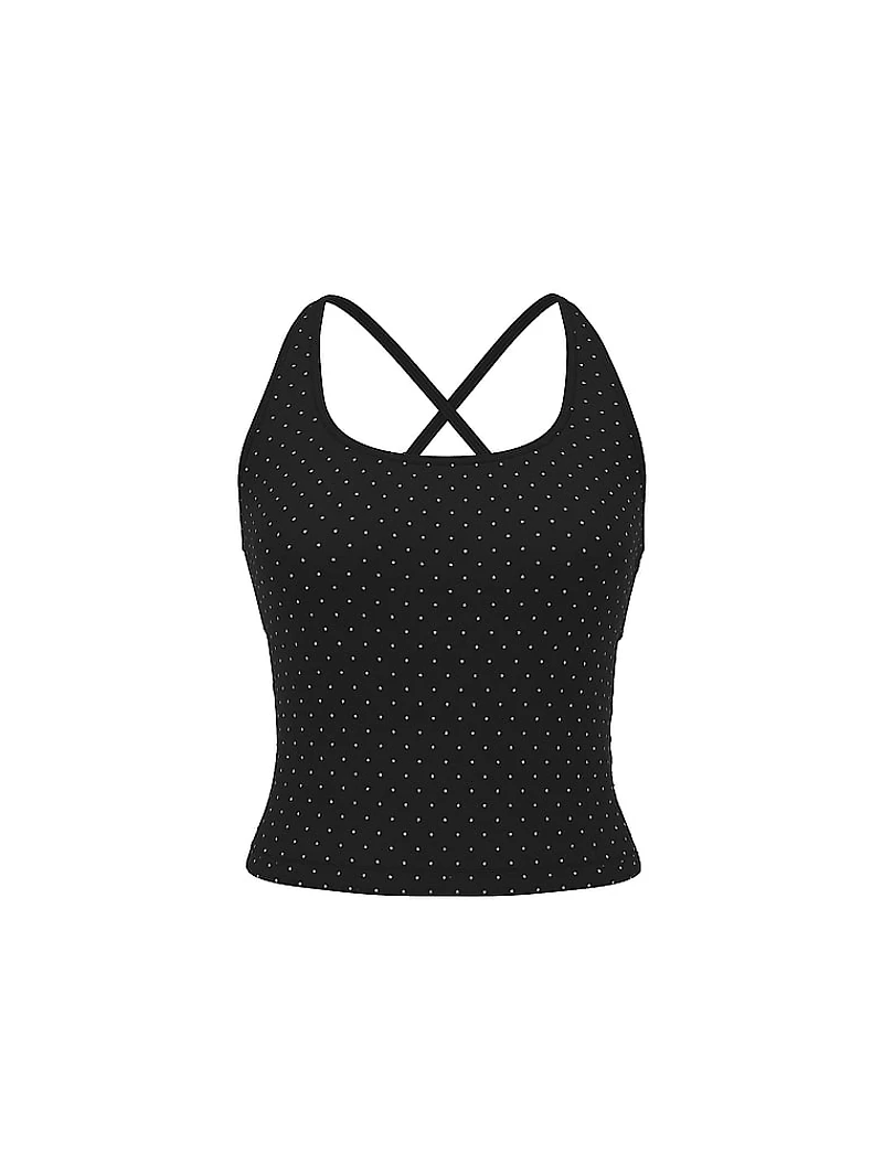 All-Day Cotton Square-Neck Bra Tank