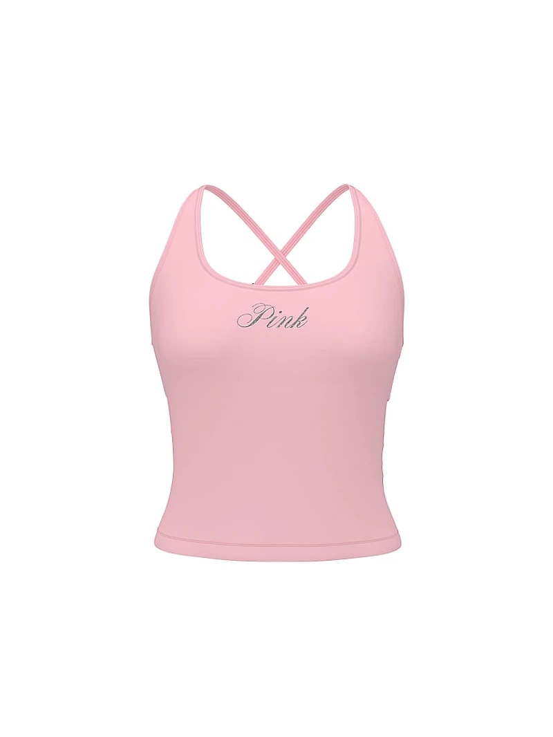 All-Day Cotton Square-Neck Tank Top