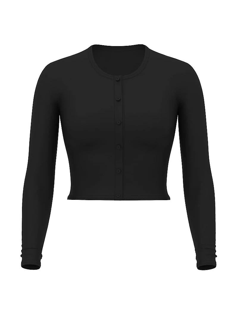 Smooth Seamless Crop Cardigan