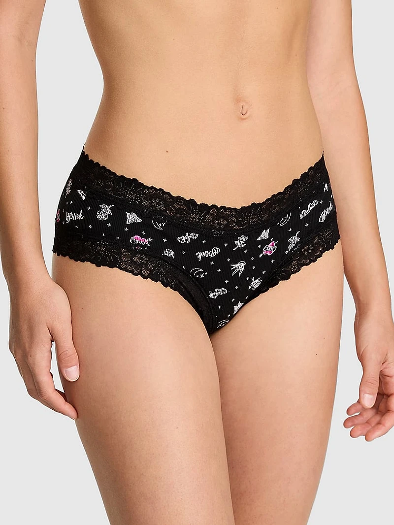 Wink Lace-Trim Cheeky Panty