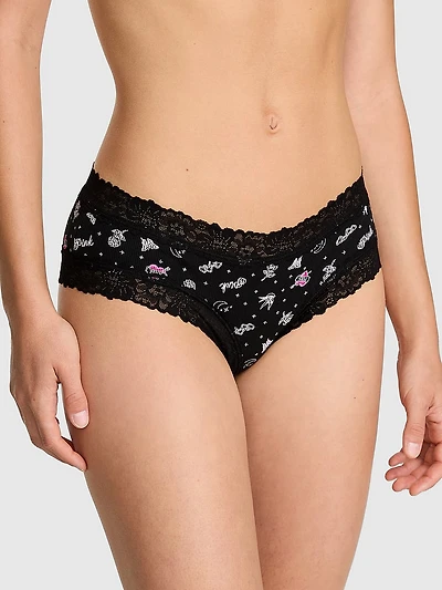 Wink Lace-Trim Cheeky Panty
