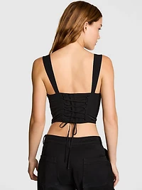 Lace-Up Corset Top