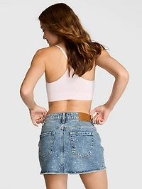 Denim by PINK Mid-Rise Jean Skirt