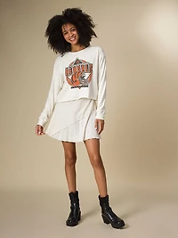 Philadelphia Eagles Helmet Crop Fleece