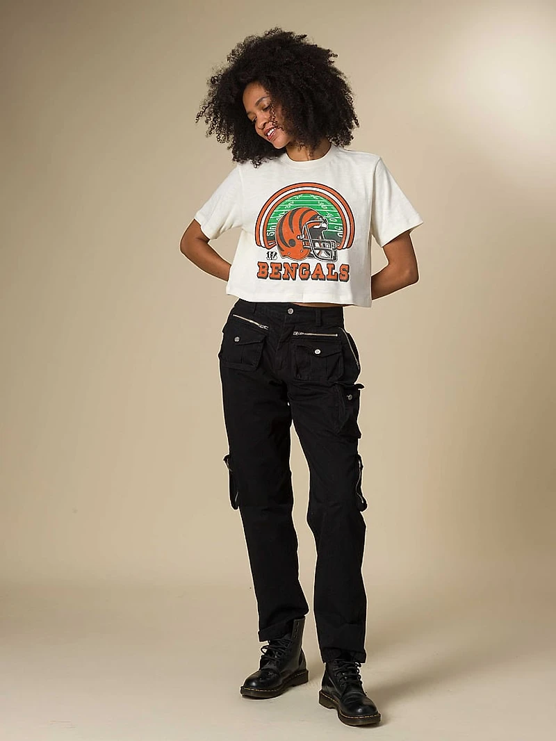 Detroit Lions Game Time Crop Tee