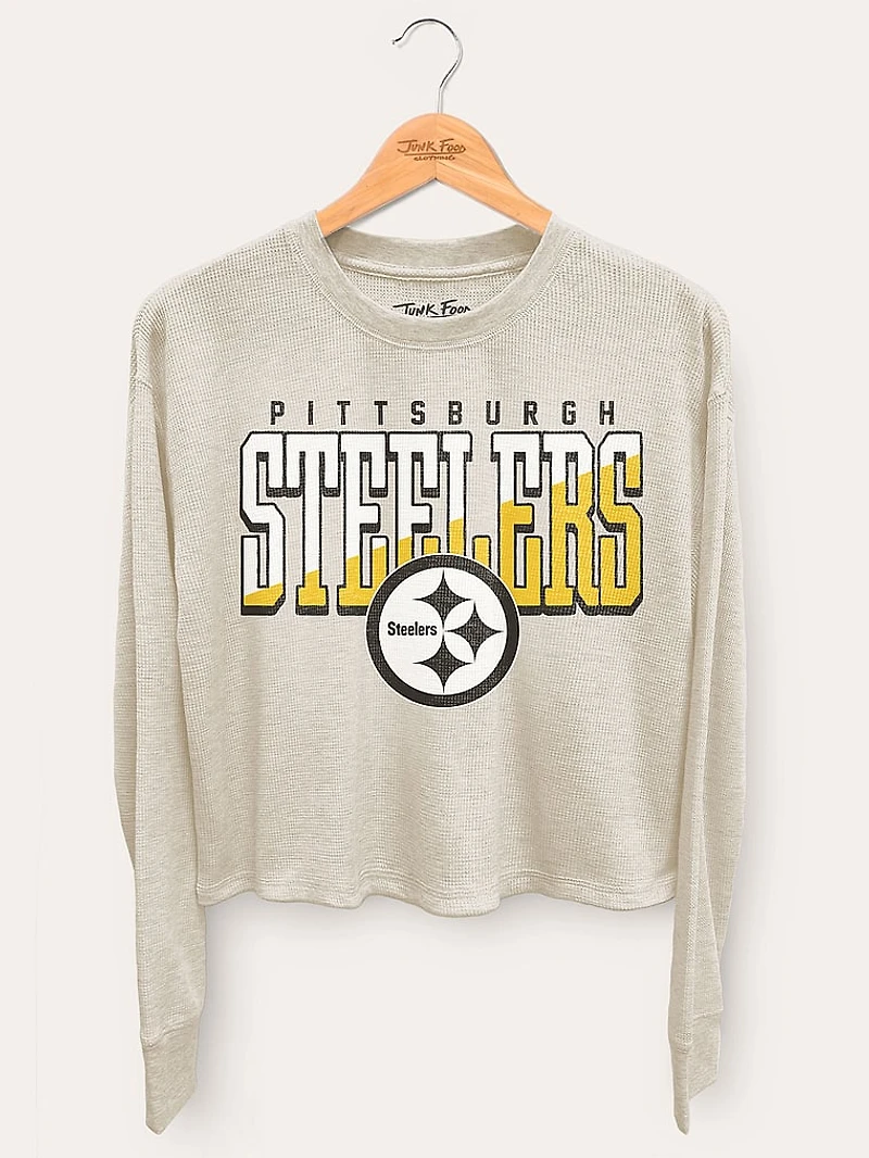 Pittsburgh Steelers Slant Crop Thermal