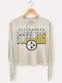 Pittsburgh Steelers Slant Crop Thermal