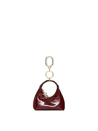 Silk Tie Tassel Bag Charm Keychain