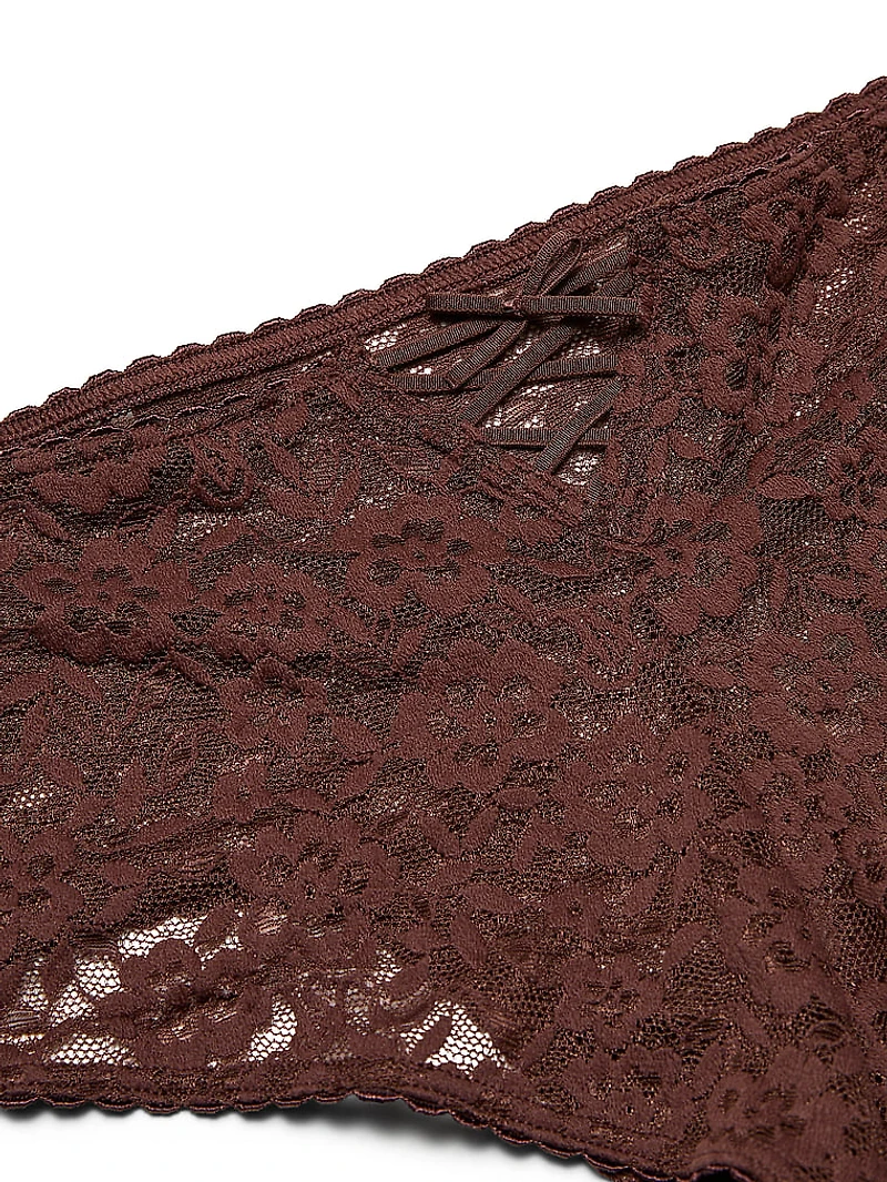 Lace Strappy-Back Cheeky Panty