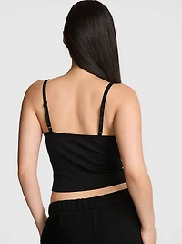 Pointelle Henley Cami