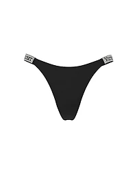 Logo Shine Strap Thong Panty