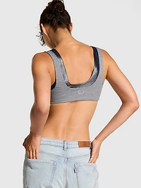Relay Double Up Square-Neck Bra