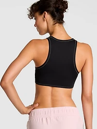 Relay High-Neck Crossover Sports Bra