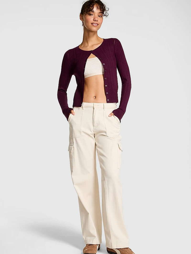 Button-Down Knit Cardigan