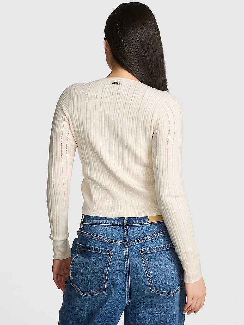 Button-Down Knit Cardigan