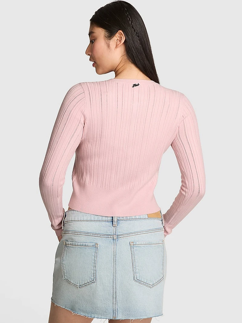 Button-Down Knit Cardigan