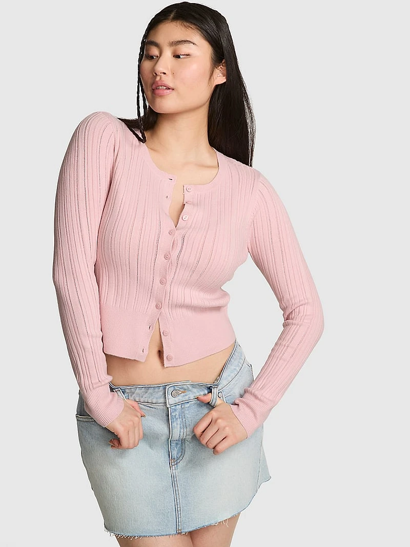 Button-Down Knit Cardigan
