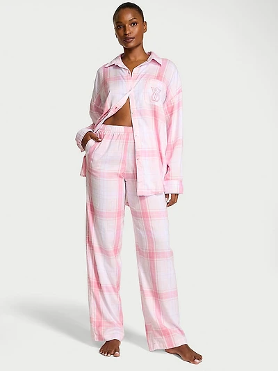 Modal-Cotton Long Pajama Set