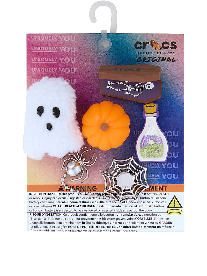 5-Pack Spooky Halloween Jibbitz™ charms