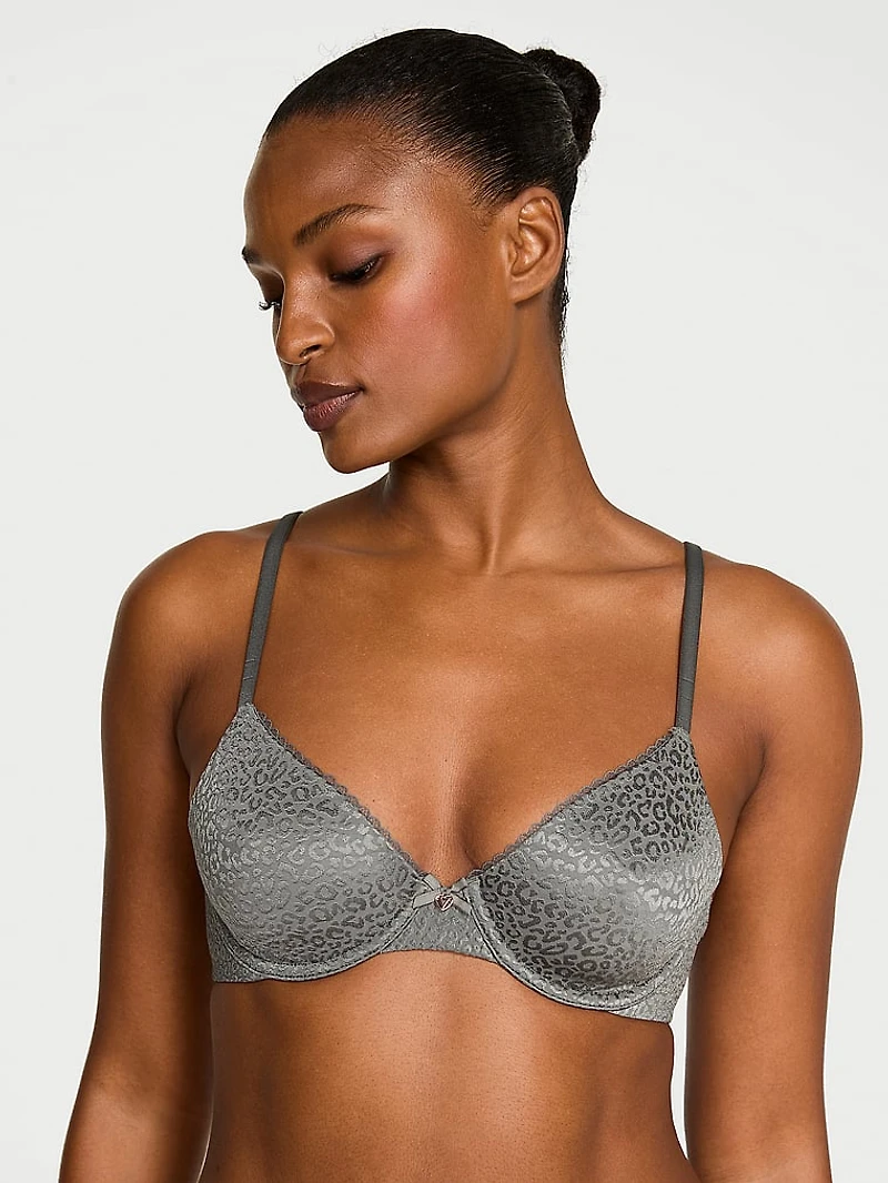 Invisible Lift Unlined Lace Demi Bra
