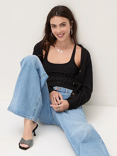 Ivy Fleece Cropped Cardigan