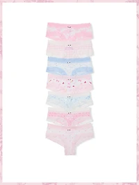 PINK x LoveShackFancy 7-Pack Cheeky Panties
