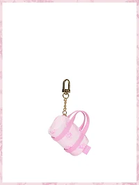 PINK x LoveShackFancy Mini Duffle Keychain Charm